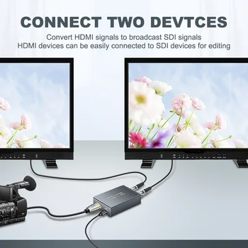 Mini HD 3G SDI til HDMI Konverter HDMI til SDI*2 Adapter 3G Vise 1080p med usb-strømforsyning HDMI-Switcher til SDI til PS3/4 Smart box