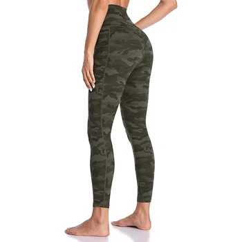 Wmuncc Yoga Bukser til Kvinder af Høj Kvalitet Talje Camouflage Leggings Sport Fitness Athletic Aktiv FITNESS Tights Push Up Kvindelige