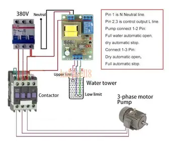 Flydende Niveau Controller-Modulet Vandstanden Detection Sensor