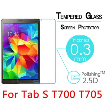 Screen Protector til Samsung Galaxy Tab S 8.4 SM-T700 SM-T705 Hærdet Glas Film til Samsung T700 T705 8.4