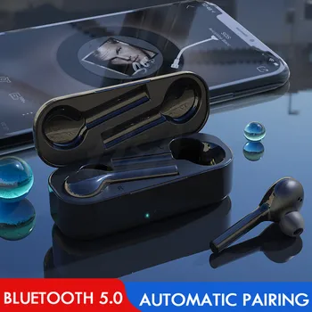Tilbyder $1 Bluetooth 5.0 Øretelefon Til Alle Smart Telefon, Mini Wireless Headset Til Samsung Xiaomi Huawei Sports Headset + Oplader Box