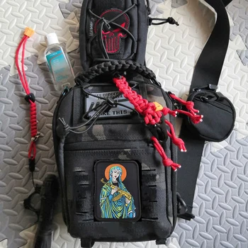 Taktisk Jomfru Maria Militære Velcro Patch Til Tøj, Rygsæk Med Broderet Syning Af Applikeret Stof, Tøj Tilbehør