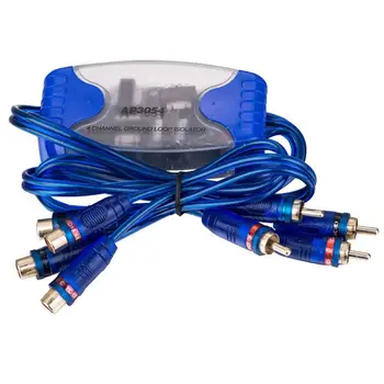 Universal Støj Lyd Eliminator 4-Kanals RCA-Ground Loop Isolator Støj Filtre Til Bil Audio