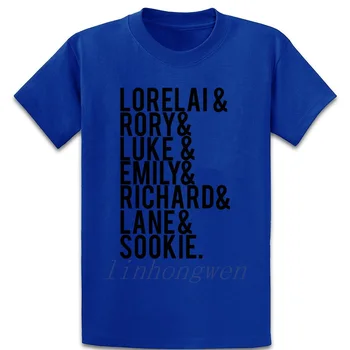 Gilmore Girls Tegn T-Shirt Euro Størrelse S-5xl Normal Berømte Foråret Normale Bomuld Grundlæggende Design Shirt