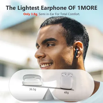 1MORE Comfobuds ESS3001T TWS Semi In-Ear Bluetooth Hovedtelefoner Med Sensor Opdagelse IPX5 Vandtæt Til Sport
