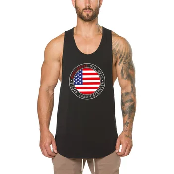 Muscleguys Nye Ankomst Bodybuilding Stringer Tank Top Herre Fitness Tøj Singlet Sportstøj Muskel Tanktop Fitnesscentre Shirts