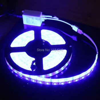 LED Strip Vandtæt RGB 5050 Fleksibel Lys 5M 300 SMD 24 Nøgler IR-Fjernbetjening