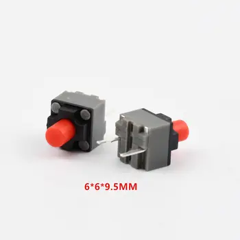 10-100Pcs Kailh 6*6*9.5 mm-pladsen lydløs mus micro switch museknap kan erstatte et rektangel micro switch 8 millioner levetid