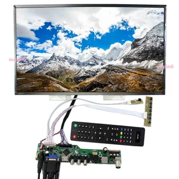 Kit til LTM185AT05 TV AV-fjernbetjening, VGA-Skærmen Controller board 1.366 X 768 USB-HDMI-18.5