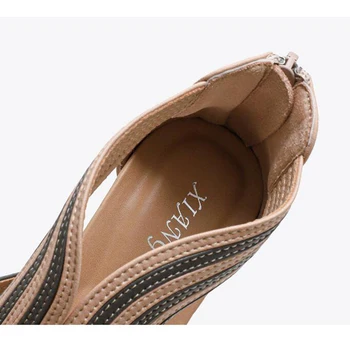 Kvinder, Mode Sommer Platform Kile Sandaler Ankel Zip-back-Romerske sko Sandalias Femininas Sandalen Bohemia Sandales
