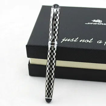 JINHAO 750 Pen Business Skrive Forsyninger Grå 0,7 mm Nib gel Pen Skak boad rullelejer bolden pen luksus at Skrive blæk sort Refill
