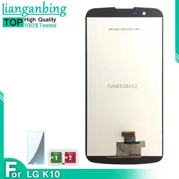 For LG K10 TV K10TV Touch Screen Digitizer + LCD-Display med IC på flex (Ikke Til K10 LTE) Montering + Ramme