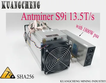 På Lager i gammel Stil Antminer S9-13.5 TH/s med PSU Bitmain Minedrift Maskine bedre end Antminer l3+ v9 T9