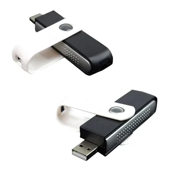 Hot!!! USB-ioniske Ilt Bar Freshener Luftrenser ionizer Til Bærbar Sort+Hvid