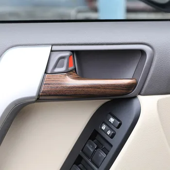 ABS-Bil Styling Indvendige dørhåndtag Trim til Toyota Land Cruiser Prado FJ150 150 2010-2019 Bil Indvendigt Tilbehør 3 Stilarter