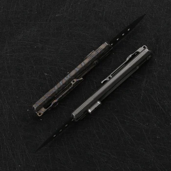 District 9 Original Papir cutter Cuttin kniv Plus Titanium Håndtag Olfa rustfrit stål klinge Beskæring udendørs knive EDC værktøjer