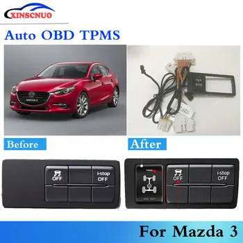 Bil OBD TPMS-Tire Pressure Sensor For Mazda 3 Mazda3 2012-2019 Auto Sikkerhed Alarm System Bil Ændring