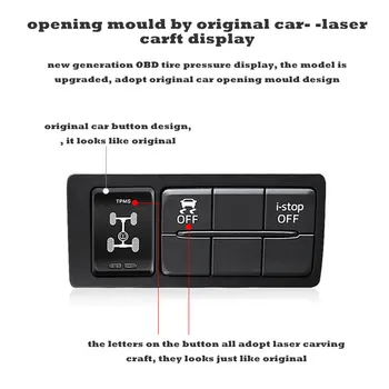 Bil OBD TPMS-Tire Pressure Sensor For Mazda 3 Mazda3 2012-2019 Auto Sikkerhed Alarm System Bil Ændring