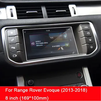 Bil Screen Protector til Range Rover Evoque 2013-2018 Interiør Auto Bil GPS Navigation Hærdet Glas Skærm Beskyttelses Film