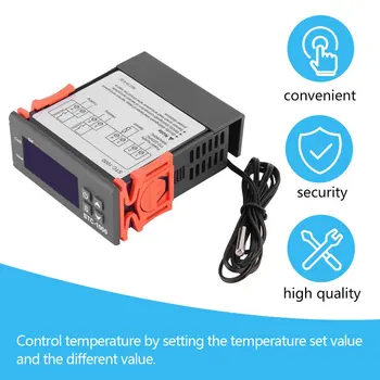 Nyeste Temperatur Controller Termostat Akvarium STC1000 Inkubator Kolde Kæde Temp Engros Laboratorier Temperatur