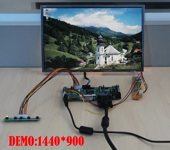 M. NT68676 VGA-HDMI-DVI LCD-DIY-Controller board Kit Til LP154W01(TL)(A2)/(TL)(A3) panel Skærm 1280X800 15.4