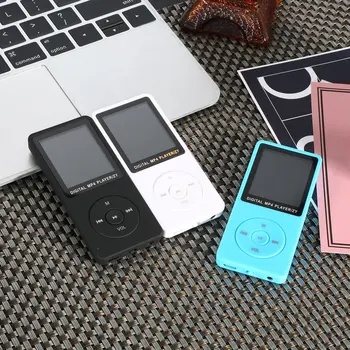 Bærbare MP3/MP4 Tabsfri Lyd, Musik-Afspiller med bluetooth, FM Recorder støtte til 32G hukommelseskort slim1.8inch touch-taster