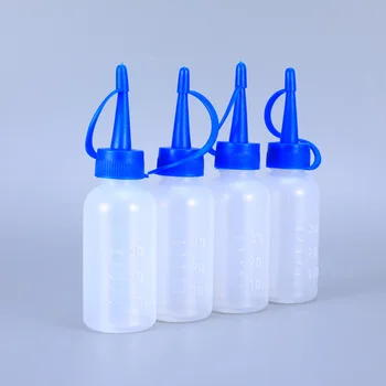 UMETASS Tom PE plast 30 ml nålespidsen Lim Flaske Applikator DIY-Quilling Af Olie, Flydende squeeze flasker med drejelukning