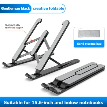 Bærbare Desktop Stå Tabel Supportor Folde Laptop Holder Stand Notebook Køling Beslag Støtte inden for 15.6 tomme