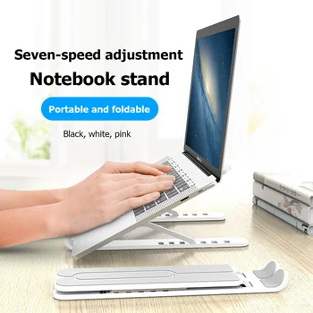 Bærbare Desktop Stå Tabel Supportor Folde Laptop Holder Stand Notebook Køling Beslag Støtte inden for 15.6 tomme
