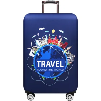 Fortykket Elastisk Kuffert Beskyttende Dække Rejse Bagage Dækker Vogn Sag beskyttende covers til kufferter passe 18 til 32