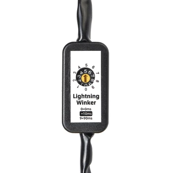 2 stk/sæt Dynamiske Turn Signal Indikator-LED Baglygte Add-on Modul Kabel Ledning Harnes Passer Til Volkswagen VW Golf 7 2013-2017