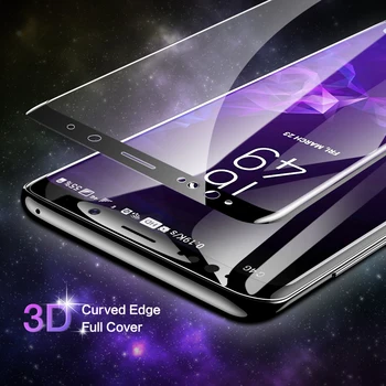 FLOVEME Screen Protector Til Samsung Galaxy S10 S9 S8 Plus S10E Note 10 9 8 3D Buede Fuld Dækning Blød Beskyttende Film Ikke Glas