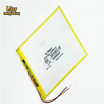 3,7 V 5500 mah tablet batteri mærke tablet gm-lithium-polymer-batteri 28100115 MP3 / MP4 Afspiller