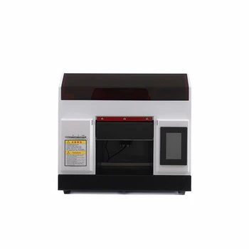 Punehod uv-led printer a4: det automatiske inkjet printer til telefonen tilfælde akryl glas trykmaskine med gratis blæk&flaske bakke