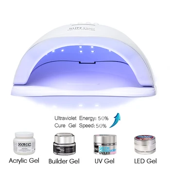 LED-UV-Nail-Lampe Manicure polske Lys Timer For Gel Lak Smart Sensor neglepleje Brug i Hjemmet Skønhed Spa Søm Tørretumbler