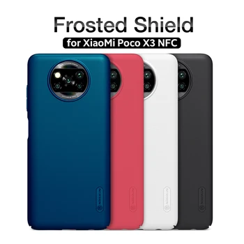Tilfældet For Poco X3 NFC Dække Xiaomi Poco X3 NFC Globale Version NILLKIN Super Matteret Skjold Mat Hard Back Case Poco Telefon X3 NFC