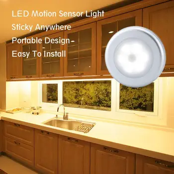 PIR bevægelsesføler Under-Kabinet Lys Auto Smart Nat-Lampe Lampada LED-Lys Til Hjemmet, Soveværelse med Skab, Køkken, Garderobe Lys