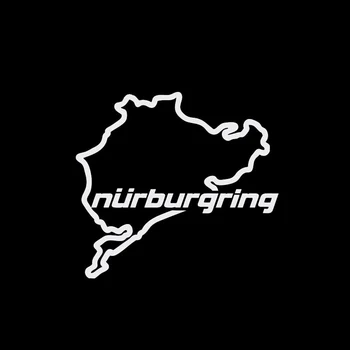 Bil Styling Racing Road Racing Nürburgring Kreative Mode Vinduet Klistermærker 15cm*15cm