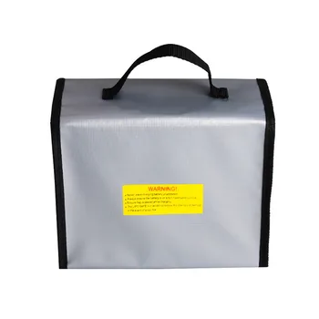 Brandhæmmende LiPo Batteri Bærbare Sikkerhed Brandsikker Sag Bag Håndtaske Box 215*155*115mm For RC FPV Droner Quadcopter
