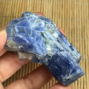 95g Sjældne Blå Krystal Naturlige Kyanite Hård sex Perle sten mineral Prøve Healing