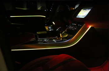 Passer til Range Rover sport 2020 Atmosfære Bil led Lys Omgivende Lys 10 Farver Bil Dekoration Omgivende Lampe