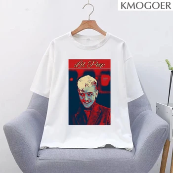 Fashion Sjov Harajuku Print Lil Peep Rapper, Tops Tees Afslappet Sommer Nye Kort Ærme Hip Hop Kvinder Løse Toppe, t-Shirts T-shirt