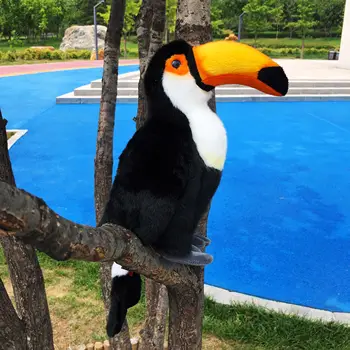 Søde Toucan Fugl Simulering Dyr Dukke Ting Plys Legetøj Børn, Fødselsdag, Gave, Gave Chirstmas