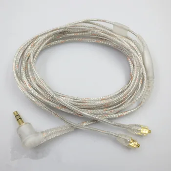 1pc 1,6 Meter Hovedtelefoner Audio-Kabel Holdbart For SHURE SE215 SE315 SE425 SE535