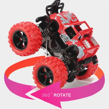 1:36 Mini Inerti Four Wheel-Drev off-Road Køretøj Børn Simulation Model Bil Trække sig Tilbage Stunt Bil Boy Toy Bil til Gave