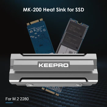 Solid State Drive Køling køleplade MK-200 M. 2 2280 NVMe SSD-Heat Termisk Pad for Husholdningernes Computer Tilbehør