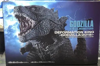 Godzilla Deformation King Godzilla (2019) 12CM Malet Samlet Indsats Figur Model Collectible Toy Børn Gave