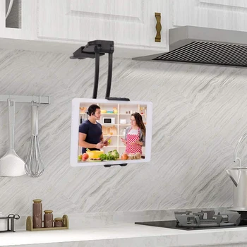 Tablet-Holder 360 Grader Roterende Beslag til Ipad pro vægmonteret bordplade Stående Tablet Stand til Køkken
