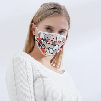 Voksen 3layer Disponibel Face-Maske-Ikke-vævet Filtre Åndbar Munden Masker Udendørs Mode Åndbar Sikkerhed Beskyttende Masque