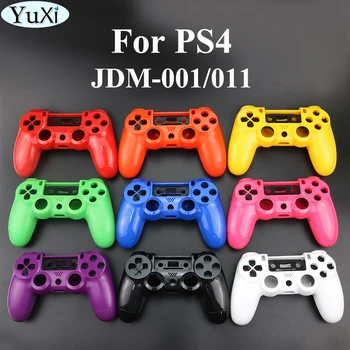 YuXi Udskiftning Fuld shell og knapper mod kit Til JDM 010 JDM-001 til PlayStation 4 PS4 Controller Boliger Glat Tilfælde